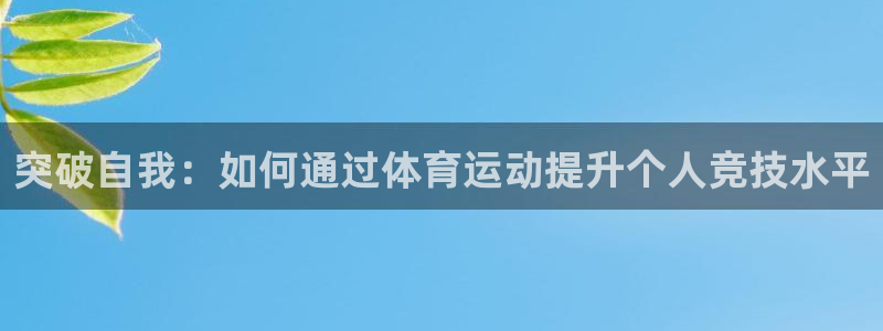 成都熊猫体育公园：突破自我：如何通过体育运动提升个人竞技水平